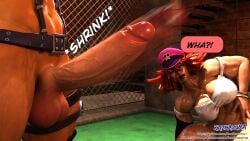 1futa 3d 3d_(artwork) areolae balls big_areola big_balls big_breasts big_cock big_dick big_nipples big_penis big_testicles blue_eyes breasts capcom clothed clothing cock comic comic_page dick dickgirl english_text erect_nipple erect_nipples erect_penis erection final_fight focus_on_penis futanari huge_balls huge_breasts huge_cock huge_nipples huge_testicles human intersex kazkazuma king_of_fighters large_areolae large_balls large_breasts large_penis large_testicles leona_heidern light-skinned_futa long_hair long_penis nipples penis poison_(final_fight) scrotum snk street_fighter testicles text uncensored veiny_penis