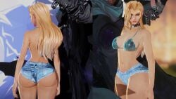 3d ass_focus big_ass blonde_female clothed dagger_(marvel_rivals) marvel_rivals