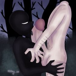 1boy 1girls aged_up big_cock big_penis black_silhouette breast_grab breasts caroline_eilander cock female hair incest jacob_eilander licking licking_penis male male/female monster monster_girl mother mother_and_son older_female oral oral_sex parent_and_child penis rusty_lake rusty_lake:_paradise s0d0my_s1n sex son straight straight_sex younger_male