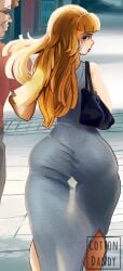 1boy1girl annoyed annoyed_expression annoyed_face ass ass_focus back back_view big_ass blonde_female blonde_hair blonde_hair blue_eyes couple digital_drawing_(artwork) digital_media_(artwork) disney disney_channel eye_shadow female female_focus flowing_hair fully_clothed gravity_falls grey_dress hips hips_wider_than_shoulders jewelry legs lipstick long_dress looking_at_viewer looking_back makeup male no_sex pacifica_northwest pear_shaped public see-through see-through_clothing self_upload side_view signature signed silhouette thick_thighs thighs tight_clothing tight_dress voyeur walking white_skin wide_hips younger_female