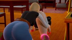 2girls 2milfs 3d android_18 animated areola ass bottomless chichi cunnilingus dragon_ball dragon_ball_z eating_pussy exposed_breasts face_down_ass_up female female_only honey_select huge_ass large_ass large_breasts milf milf_on_milf pussy robot_girl sound tagme thefutureisanimated thick_ass thick_thighs top-down_bottom-up video voluptuous yuri