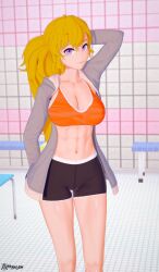 yang xiao long from rwby by arrancon