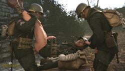 anal anal_sex anal_sex army cum cum_on_face cumshot exhibitionism gay gay_male gay_sex jerking_off jerkingoff masturbation medal_of_honor_airborne military outdoors precum soldier soldiers threesome tommys_eagle_hq uniform ww2