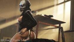 1boy 1girls 3d ass big_ass breasts civil_protection_(half-life_series) civil_protection_female_(half-life_series) crate cum cum_in_pussy cum_inside erect_penis erection female gas_mask half-life_(series) half-life_2 lewd_dude1 male mask masked masked_female penis penis_in_pussy pussy rebel_(half-life_2) seductive seductive_body seductive_female sex straight sun_rays