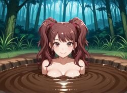 ai_generated atlus breasts female female_only kujikawa_rise mud nai_diffusion persona persona_4 quicksand solo stable_diffusion