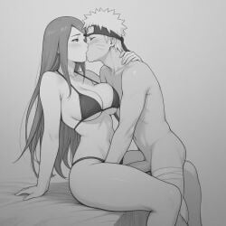 ai_generated big_ass big_breasts bikini clothed_female_nude_male huge_cock incest kissing making_out mother_and_son naruto_(classic) naruto_(series) naruto_shippuden onlyfams passionate_kiss uzumaki_kushina uzumaki_naruto