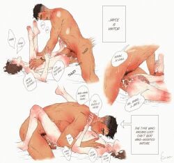 2boys 2d_(artwork) anal anal_insertion anal_sex arcane arcane_jayce arcane_viktor ass balls balls_deep ballsack bedding bedroom_background bedroom_sex big_penis bigger_cock_tops bigger_male black_hair boypussy bred breeding brown_hair chest cock color colored comic comic_page cum_in_ass cum_inside cum_on_body cum_on_lower_body cum_on_self cum_on_stomach cumming_from_anal_sex cumming_while_penetrated cumming_while_penetrating cumshot cute cute_face dark-skinned_male dark_hair dark_skin deep_penetration dialogue dialogue_box dripping_cum dripping_wet eye_contact face face_to_face feet fucking fucking_good_and_hard gay gay_male gay_sex hairy_cock hairy_penis hand_on_leg hand_on_thigh hands holding holding_legs huge_cock hugging i_love_you jayce jayce_talis kissing kissing_face knees large_penis larger_male latino_male league_of_legends leaking_anus leaking_cum legs light-skinned_male loving_couple loving_it loving_sex lube male male/male male_focus male_only massive_cock missionary missionary_position missionary_sex moaning moaning_in_pleasure multiple_boys multiple_penises multiple_views muscular muscular_male naked_male nipple_play nipple_suck nipples pale_skin part_1 penis praise pulling_hair romantic_couple sex size_difference skin_tone_difference skinny skinny_male small_penis smaller_male smaller_penetrated sucking_nipples sweet thighs twink twitch twitching veiny_penis viktor_(league_of_legends) wet_ass white_background yaoi