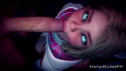 1boy 1girls 3d 3d_animation animated balls blonde_hair blue_eyes blush cfnm clothed clothed_female clothed_female_nude_male clothing completely_nude completely_nude_male costume duo eye_contact eyebrow_piercing faceless_male fellatio female_focus footwear freckled_face freckles freckles_on_face genitals gwen_stacy gwendolyn_maxine_stacy has_audio hero_costume heroine hetero kneeling light-skinned_female light-skinned_male light_blue_eyes light_skin longer_than_10_seconds looking_at_viewer loop male_pov marvel moan moaning nude nude_male oral oral_penetration oral_sex penetration penis penis_in_mouth piercing pov sex shoes short_hair short_playtime shorter_than_30_seconds sound sound_effects spider-gwen spider-man:_into_the_spider-verse spider-man_(series) standing stoneddude straight superhero superhero_costume superheroine testicles unseen_male_face video