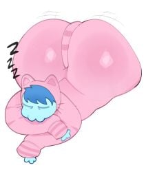 big_ass big_ass_(male) cat_costume feline huge_ass lapis_(phoenixlamarrr) male male_only phoenixlamarrr
