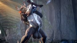 16:9 2025 3d_(artwork) american_mythology anthro antlers balls big_balls big_dom_small_sub big_penis black_body black_fur blender_(artwork) blue_eyes bone bovid breasts caprine claws digital_media_(artwork) digitigrade dominant duo female female_penetrated forest forest_background forest_sex full_nelson fur genitals glowing glowing_eyes glowing_genitalia glowing_pussy hi_res hooves horn huge_balls huge_cock indigenous_north_american_mythology kindred kindred_(lol) lamb_(league_of_legends) lamb_(lol) larger_male league_of_legends looking_at_another looking_at_partner male male/female male_penetrating male_penetrating_female mammal mask mythology nature nature_background north_american_mythology orange_eyes penetration penis plant pussy reverse_stand_and_carry_position ribs riot_games runn1non sex sheep size_difference skull skull_head slim_anthro slim_female small_breasts smaller_female spikes standing standing_sex tencent tokoda_(iggy47) tree vaginal_penetration wendigo white_body white_fur widescreen
