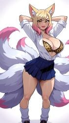 ahri from league of legends by mayrainart