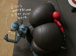 1boy 1male 2025 2boys 3d 3d_background ai ai_generated ai_real_life ass ass ass_bigger_than_body ass_bigger_than_head ass_up back back_view background balls big big_ass big_butt big_thighs body bubble bubble_ass bubble_butt character character_request edit english english_text gray hand image legs looking_at_another looking_at_viewer looking_back looking_back_at_viewer looking_up male male_only no_humans original picture pose real_life red robot sex skin sonkid450 tagme text text_box text_bubble texting thick thick_thighs thighs upload