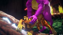 2boys 3d anal anal_sex animated anthro anthro_on_anthro balls fur furry furry_only gay gay_sex hunter_(spyro) male male/male male_only males_only no_humans sex sound source_filmmaker spyro spyro_the_dragon tagme twitchyanimation video video_games yaoi