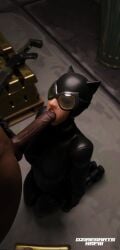 3d 3d_(artwork) balls bank bank_robbery bank_vault big_balls big_penis blowjob cat_suit catwoman catwoman_(fortnite) clothed clothed_female clothing completely_nude completely_nude_male dark-skinned_male dark_skin dc dc_comics fortnite fortnite_(dc_comics) fully_clothed fully_clothed_female goggles hand_on_leg huge_cock huge_penis interracial leather leather_suit looking_at_viewer no_hand_blowjob nude nude_male on_knees oral oral_penetration oral_sex oziresnsfw penis tip_in_mouth tip_of_penis watermark