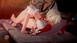 ahe_gao animated breeding cum cum_in_pussy cuntboy eyes_rolling_back fast_thrusts from_behind gay gay_male gloves honkai:_star_rail hoyoverse hugging_pillow intersex male mingbu31746 mydei_(honkai:_star_rail) no_sound open_mouth phainon_(honkai:_star_rail) prone_bone prone_bone_position pussy saliva saliva_trail tagme vaginal_penetration video yaoi