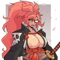 baiken from guilty gear by loggus doggus