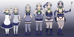 brainwashing corruption female femdom high_heels huge_ass huge_breasts kisekae lingerie mind_break navel npg8993 pasties personality_change sakuya_izayoi sharp_teeth thick_lips thick_thighs touhou transformation transformation_sequence wide_hips