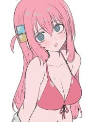 1girls 2d 2d_(artwork) 2d_artwork ahoge anime anime_character asian asian_female asian_girl background bare_arms bare_belly bare_chest bare_midriff bare_navel bare_shoulders bare_skin belly belly_button bikini bikini_top blank_background blue-eyed_female blue_eyes bocchi_the_rock! breasts busty busty_female busty_girl busty_teen busty_teenager cleavage cloverworks collarbone digital digital_art digital_drawing digital_drawing_(artwork) digital_media digital_media_(artwork) drawing exposed_arms exposed_belly exposed_chest exposed_midriff exposed_navel exposed_shoulders exposed_skin eyebrows_visible_through_hair fanart female female_focus female_only female_protagonist from_side front-tie_bikini front-tie_bikini_top gotou_hitori guitarist hair_ornament halterneck head_tilt high_school_student japanese japanese_female japanese_girl large_breasts lean_figure long_hair looking_at_viewer looking_sideways looking_to_the_side midriff monotone_background narrow_waist navel one_color_background open_mouth open_mouth_smile parted_lips pink-haired_female pink_hair plain_background portrait red_bikini red_bikini_top red_swimsuit red_swimwear school_girl shoulders side_view sidelocks slender_body slender_waist slim_female slim_waist smile smiley_face smiling smiling_at_viewer solid_color_background solo string_bikini sunya_(honorin-yuunibo) swimsuit swimwear teen_girl teenage_female teenage_girl teenage_tits teenager three-quarter_view tilted_head tongue top_view upper_body white_background young_female young_woman