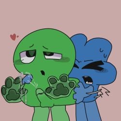 algebralien ballsack battle_for_dream_island battle_for_dream_island_again bfb bfdi bfdia cum cumshot four_(bfb) object_shows paws penis two_(tpot)