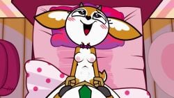 1boy 1boy1girl 1girls aggressive_retsuko animated anthro anthro_on_anthro anthro_only areola bouncing_breasts breasts canaryprimary chief_komiya faceless_male female fur furry laying_down laying_on_bed looking_pleasured loop male male/female medium_breasts missionary_position mp4 nipples no_sound nude on_model penis pleasure_face pov sanrio sex stomach_bulge straight tsunoda vaginal_penetration vaginal_sex video