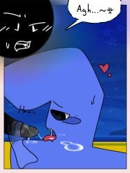 algebralien battle_for_dream_island battle_for_dream_island_again bfb bfdi bfdia black_hole_(bfdi) blowjob cum object_shows one_(bfdi) penis saliva the_power_of_two tpot