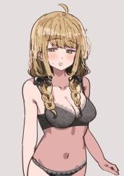 /// 1girls 2d 2d_(artwork) 2d_artwork ahoge almost_naked almost_nude background bare_arms bare_belly bare_chest bare_hands bare_hips bare_midriff bare_navel bare_shoulders bare_skin bare_thighs belly belly_button big_boobs big_breasts black_bra black_lingerie black_panties black_underwear blonde blonde-haired_female blonde_female blonde_hair blonde_hair_female blush_face blush_lines blushing blushing_at_viewer blushing_female blushing_lines bra braid braided_hair braided_twintails braids breasts busty busty_female busty_girl character_request cleavage collarbone copyright_request curvaceous curvaceous_body curvaceous_female curvaceous_figure curvaceous_hips curvy curvy_body curvy_female curvy_figure curvy_hips digital digital_art digital_drawing digital_drawing_(artwork) digital_media digital_media_(artwork) drawing exposed exposed_arms exposed_belly exposed_chest exposed_hips exposed_midriff exposed_navel exposed_shoulders exposed_skin exposed_thighs eyebrows_visible_through_hair female female_focus female_only fingers flushed flushed_cheeks flushed_face from_front front_view grey_background inframammary_fold lace-trimmed_bra lace-trimmed_panties lace-trimmed_underwear lace_bra lace_panties lace_underwear laced_bra laced_panties laced_underwear large_boobs large_breasts lean_figure lingerie lingerie_bra lingerie_only lingerie_panties long_hair looking_at_viewer matching_underwear midriff monotone_background mostly_nude naked naked_female naked_woman narrow_waist navel nearly_nude nude nude_female nudity one_color_background open_mouth open_mouth_smile panties parted_lips plain_background portrait practically_nude shoulders slender_body slender_waist slim_female slim_waist smile smiley_face smiling smiling_at_viewer solid_color_background solo standing sunya_(honorin-yuunibo) tied_hair tongue top_view twin_braids twintails twintails_(hairstyle) underwear underwear_only upper_body wide_hips yellow-eyed_female yellow-haired_female yellow_eyes yellow_hair
