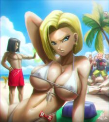 android 17 from dragon ball by elitenappa