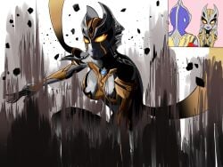 breasts carmeara female ultraman_(franchise) yellow_eyes
