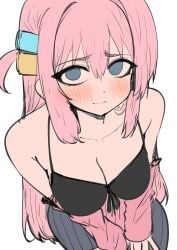 /// 1girls 2d 2d_(artwork) 2d_artwork anime anime_character ashamed asian asian_female asian_girl background big_boobs big_breasts bikini bikini_top black_bikini black_bikini_top black_swimsuit black_swimwear blank_background blue-eyed_female blue_eyes blush_face blush_lines blushing blushing_at_viewer blushing_female blushing_lines bocchi_the_rock! breasts busty busty_female busty_girl busty_teen busty_teenager cleavage cloverworks coat collarbone digital digital_art digital_drawing digital_drawing_(artwork) digital_media digital_media_(artwork) drawing embarrassed embarrassed_expression embarrassed_female fanart female female_focus female_only female_protagonist flushed flushed_cheeks flushed_face flustered flustered_female from_above from_front front-tie_bikini front-tie_bikini_top front_view gotou_hitori grey_skirt guitarist hair_between_eyes hair_ornament halterneck hi_res high-angle_shot high_res high_resolution high_school_student highres jacket japanese japanese_female japanese_girl large_boobs large_breasts long_hair looking_at_viewer looking_up looking_up_at_viewer monotone_background one_color_background pink-haired_female pink_coat pink_hair pink_jacket plain_background portrait school_girl shoulders skirt solid_color_background solo standing string_bikini sunya_(honorin-yuunibo) swimsuit swimwear teen_girl teenage_girl teenage_tits teenager upper_body viewed_from_above white_background young_female young_woman