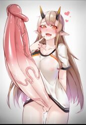 big_breasts big_penis blush bottomless box20502017 breasts curvy demon_girl drooling erect_nipples erection foreskin futa_only futa_sans_balls futanari heart-shaped_pupils heavy_blush horns huge_breasts huge_cock hyper hyper_penis intersex long_corona_of_glans_penis mushroom_penis no_balls no_bra pale-skinned_futanari pale_skin penis penis_bigger_than_body perky_breasts plump_labia pointy_ears puffy_areola pussy retracted_foreskin see-through see-through_clothing see-through_top solo_futa succubus thick_penis veiny_penis wet_clothes wet_pussy