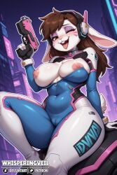 1girls 2026 ai_generated anthro areola artist_name bedroom_eyes big_areola big_breasts blizzard_entertainment blush blush_lines blushing bodysuit breasts brown_eyes brown_hair buckteeth bunny bunny_ears bunny_girl bunny_tail busty cameltoe child_bearing_hips curvaceous curvy curvy_body curvy_female curvy_figure d.va deviantart_logo enormous_thighs exposed_breasts eyelashes eyeshadow female female_focus female_only fluffy_tail furrification furry gigantic_thighs glistening glistening_body glistening_bodysuit glistening_breasts glistening_fur gun hi_res holding_gun huge_thighs illustrious_(stable_diffusion) lagomorph large_breasts leporid long_ears long_hair looking_at_viewer makeup mammal massive_thighs narrowed_eyes navel nipples open_smile outside overwatch patreon_logo pink_eyeshadow puffy_nipples rabbit rabbit_ears rabbit_girl rabbit_tail scut_tail seductive seductive_look short_tail sitting smile solo solo_focus stable_diffusion thick_thighs thunder_thighs unzipped unzipped_bodysuit voluptuous voluptuous_anthro voluptuous_female watermark whisperingveil white_body white_fur wide_hipped_anthro wide_hipped_female wide_hips wink winking_at_viewer