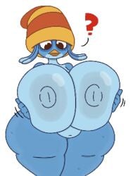 1girls 2026 2d 2d_(artwork) 2d_artwork ? angry_birds angry_birds_stella anthro areola areolae avian beak big_breasts bird bird_girl blue_feathers breasts breasts_bigger_than_head digital_art digital_drawing_(artwork) digital_media_(artwork) female furry furry_female grabbing_own_breast hat naked naked_female nude nude_female pigeon question_mark rovio rovio_entertainment solo squeezing_breasts tagme theslashfive thicc thick thick_thighs willow_(angry_birds)