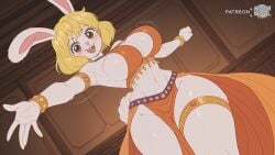 ai_assisted ai_generated bare_legs bare_shoulders big_breasts blonde_hair body_fur breasts brown_eyes bunny_ears carrot_(one_piece) curvy curvy_body curvy_female dancer dancer_outfit female female_focus female_only furry furry_female harem_outfit huge_breasts large_breasts looking_at_viewer moonwool_branch one_piece open_mouth pose posing rabbit_ears rabbit_girl rabbit_tail revealing_clothes seductive seductive_eyes seductive_look seductive_mouth seductive_pose seductive_smile short_hair smile smiling solo solo_female solo_focus thick_ass thick_thighs thighs uncensored white_fur