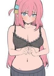 /// 1girls 2d 2d_(artwork) 2d_artwork ahoge anime anime_character asian asian_female asian_girl background bare_arms bare_belly bare_chest bare_hands bare_midriff bare_navel bare_shoulders bare_skin belly belly_button big_boobs big_breasts black_bra black_underwear blank_background blue-eyed_female blue_eyes blush_face blush_lines blushing blushing_at_viewer blushing_female blushing_lines bocchi_the_rock! bra breasts busty busty_female busty_girl busty_teen busty_teenager cleavage cloverworks collarbone curvaceous curvaceous_body curvaceous_female curvaceous_figure curvaceous_hips curvaceous_teenager curvy curvy_body curvy_female curvy_figure curvy_hips curvy_teen digital digital_art digital_drawing digital_drawing_(artwork) digital_media digital_media_(artwork) drawing elbows exposed exposed_arms exposed_belly exposed_chest exposed_midriff exposed_navel exposed_shoulders exposed_skin fanart female female_focus female_only female_protagonist fingers flushed flushed_cheeks flushed_face from_front front_view gotou_hitori grey_skirt guitarist hair_between_eyes hair_ornament half_naked half_nude head_tilt high_school_student hourglass_figure inguinal_crease inguinal_ligament japanese japanese_female japanese_girl lace-trimmed_bra lace-trimmed_underwear large_boobs large_breasts lean_figure long_hair looking_at_viewer midriff monotone_background naked naked_female naked_woman narrow_waist navel nude nude_female nudity one_color_background partially_undressed pink-haired_female pink_hair plain_background portrait school_girl semi_nude shoulders sidelocks skirt slender_body slender_waist slim_female slim_waist solid_color_background solo standing sunya_(honorin-yuunibo) teen_girl teenage_female teenage_girl teenage_tits teenager tilted_head top_view underwear upper_body white_background white_pupils wide_hips young_female young_woman