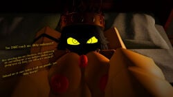 1boy 1girls 3d breasts dialogue dubious_consent english_text golden_empire_(grave/digger) grave/digger lancer_(grave/digger) nipples paizuri penis pov roblox roblox_game robloxian royal_nation_(grave/digger) tagme tagme_(artist) text