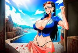 1girls ai ai_assisted ai_generated beach big_breasts black_hair cleavage crop_top curvy curvy_female curvy_figure curvy_hips curvy_thighs harbor nico_robin one_piece prussia123 sexy sexy_body sexy_clothing sexy_female sexy_woman skimpy_clothes solo solo_female solo_focus thick thick_thighs