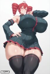 1female 1females 1girl 1girls ai_generated female female_only girl girl_only kasane_teto neitherart red_hair solo solo_female solo_girl tagme vocaloid