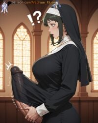 !? 1futa 1futanari 1girl 1girls adult adult_female ai_generated big_breasts big_cock big_dick big_penis boobs breasts bulge_through_clothing bust busty busty_female busty_girl cock dick dickgirl earrings erect_penis erection female futa futanari girl habit huge_cock huge_penis jewelry large_breasts long_penis looking_down machine_muse mature mature_body mature_female melinda_desmond mouth_open nun nun_outfit open_mouth penis penis_bulge penis_under_clothes penis_under_shirt sexy sexy_body short_hair sidelocks solo spy_x_family tits trans trans_woman uncensored veiny_penis watermark yellow_eyes