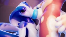 1boy 1girls 3d 3d_animation animated areola ass big_areola big_ass big_breasts big_nipples big_thighs breasts coffeesoda_(fursona) cum cum_in_mouth deepthroat fellatio female gigantic_ass gigantic_thighs huge_ass huge_breasts huge_thighs knot knotted_penis male nipples nisha_(bluedingo) original original_character pussy rabbdo snake snake_girl snake_tail snake_tongue sound sucking sucking_penis swallowing swallowing_cum tagme thick_thighs thighs video voice_acted wolf wolf_boy wolf_ears wolf_tail