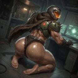 ai_generated ai_video bara doom doom_slayer_(doom) grok_imagine tagme video