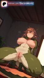 1girl 1girls 2026 ai_generated artist_name beastiez boobs breasts brown_hair bust chest clitoral_hood electroworld exposed_nipples exposed_pussy hi_res high_quality high_resolution highres indie_virtual_youtuber juicy_pussy kairyu_crocodile monster_girl nipples nipples_outside patreon patreon_username pointy_ears pussy pussy_juice solo stable_diffusion tight_pussy tits trembling uncensored vagina virtual_youtuber vtuber watermark
