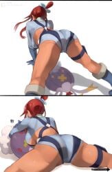 large_breasts large_butt skyla_(pokemon) spread_legs