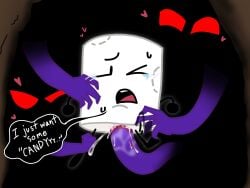 adamationz bite_marks blood inanimate_insanity marshmallow_(ii) object_shows osc pussy pussy_juice tentacle_sex vaginal_penetration