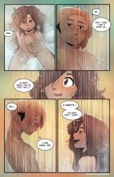 1cuntboy 1girls big_clitoris comic dakota_(the_rock_cocks) elizabeth_santos hairy_pussy leslie_brown shower shower_sex showering_together the_rock_cocks transgender transgender_male transgender_man webcomic