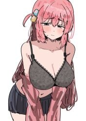 /// 1girls 2d 2d_(artwork) 2d_artwork ahoge anime anime_character asian asian_female asian_girl background belly belly_button bent_forward bent_over big_boobs big_breasts black_bra black_skirt black_underwear blank_background blue-eyed_female blue_eyes blush_face blush_lines blushing blushing_at_viewer blushing_female blushing_lines bocchi_the_rock! bra breasts busty busty_female busty_girl busty_teen busty_teenager cleavage cloverworks coat collarbone dangling_breasts digital digital_art digital_drawing digital_drawing_(artwork) digital_media digital_media_(artwork) drawing emarrassed embarrassed_exposed_female embarrassed_expression embarrassed_female embarrassed_naked_female embarrassed_nude_female embarrassed_underwear_female eyebrows_visible_through_hair fanart female female_focus female_only female_protagonist flushed flushed_cheeks flushed_face flustered flustered_female gotou_hitori guitarist hair_between_eyes hair_ornament hanging_breasts high_school_student jacket japanese japanese_female japanese_girl lace-trimmed_bra lace-trimmed_underwear lace_bra lace_underwear laced_bra laced_underwear large_boobs large_breasts lean_figure leaning leaning_forward long_hair looking_at_viewer monotone_background narrow_waist navel one_color_background open_coat open_jacket pink-haired_female pink_coat pink_hair pink_jacket plain_background portrait school_girl shoulders sidelocks skirt slender_body slender_waist slim_female slim_waist solid_color_background solo standing sunya_(honorin-yuunibo) teen_girl teenage_female teenage_girl teenage_tits teenager underwear upper_body white_background young_female young_woman