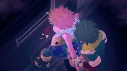 izuku_midoriya mina_ashido my_hero_academia no_sound pleasure_face pleasured squirting tagme video