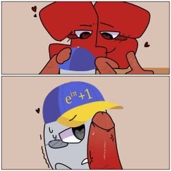 algebralien battle_for_dream_island battle_for_dream_island_again bfb bfdi bfdia fifteen_(bfb) object_shows penis penis_on_face the_power_of_two tpot zero_(bfdi)