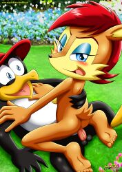 archie_comics bbmbbf erma_ermine flip_penguin furry male mobius_unleashed palcomix sega sonic_(series)