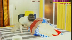 animated ass ass_cleavage ass_crack big_ass butt_crack fart fart_cloud fart_fetish female femdom