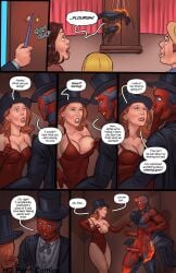 1boy 1girls areolae avengers balls breasts disney+ elizabeth_olsen erect_nipples female male marvel marvel_cinematic_universe marvel_comics mutant_(marvel) nipples penis scarlet_witch straight top_hat vision wanda_maximoff wandavision x-men